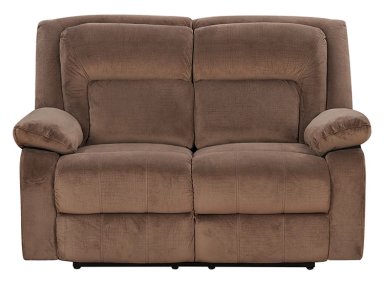SOFÁ CIC RECLINABLE AMBERES 2 CUERPOS CAFÉ - 1