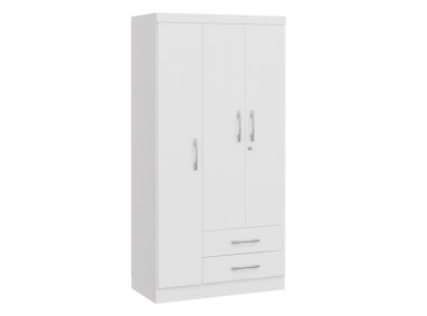CLOSET RIPLEY HOME Y443 3 PUERTAS 2 CAJONES BLANCO - 1