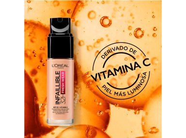 BASE DE MAQUILLAJE LOREAL INFALLIBLE 32H FRESH WEAR 30 ML - 6