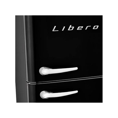 REFRIGERADOR LIBERO TOP FREEZER RETRO STYLE NEGRO - 12