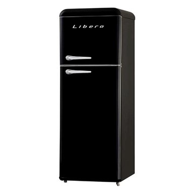 REFRIGERADOR LIBERO TOP FREEZER RETRO STYLE NEGRO - 3