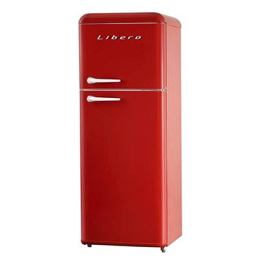 REFRIGERADOR LIBERO TOP FREEZER RETRO STYLE ROJO - 3