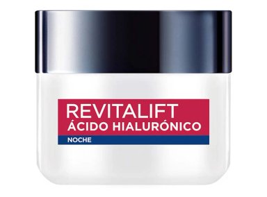 CREMA FACIAL LOREAL HIDRATANTE ANTIARRUGAS NOCHE DERMO EXPERTISE REVITALIFT 50 ML ÁCIDO HIALURÓNICO - 2