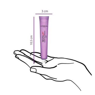 CONTORNO DE OJOS LOREAL SERUM DERMO EXPERTISE REVITALIFT 20 ML 0.025 ÁCIDO HIALURÓNICO + CAFEÍNA - 3