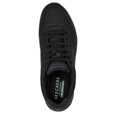 ZAPATILLAS HOMBRE SKECHERS CASUALES NEGRO UNO STAND ON AIR - 4