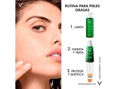 LIMPIADOR FACIAL VICHY GEL LIMPIEZA NORMADERM PHYTOSOLUTION 400 ML - 6