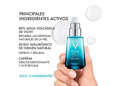 CONTORNO DE OJOS VICHY FORTIFICANTE MINÉRAL 89 15 ML - 3