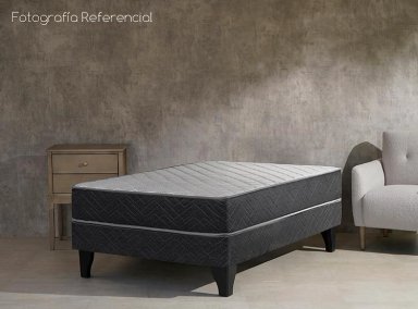 CAMA EUROPEA CELTA APOLO 1 PLAZA NEGRO - 5