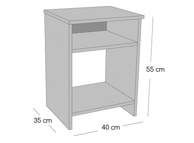 JUEGO DE DORMITORIO CELTA CAMA EUROPEA APOLO 1.5 PLAZAS NEGRO + SET CASTILLA - 4