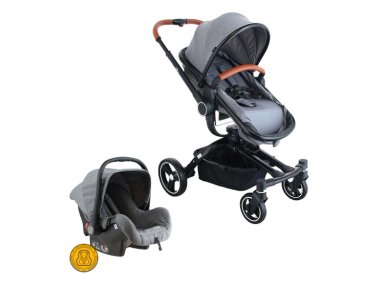 COCHE TRAVEL SYSTEM BABY WAY BABY WAY GRIS - 1