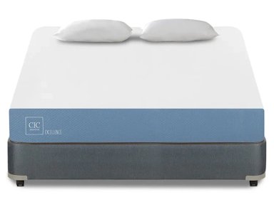 JUEGO DE DORMITORIO CIC CAMA BOX AMERICANO EXCELLENCE 2 PLAZAS + ALMOHADA - 1