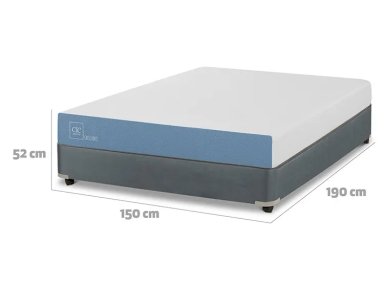 JUEGO DE DORMITORIO CIC CAMA BOX AMERICANO EXCELLENCE 2 PLAZAS + ALMOHADA - 3