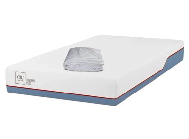 SET CIC COLCHÓN EXCELLENCE PLUS 1.5 PLAZAS 1.05 X 2 M + CUBRE - 2
