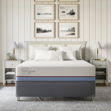 CAMA BOX AMERICANO CIC EXCELLENCE PLUS BN 2 PLAZAS - 10