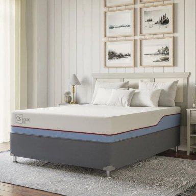 JUEGO DE DORMITORIO CIC CAMA BOX AMERICANO EXCELLENCE PLUS BN 2 PLAZAS + ALMOHADAS - 11