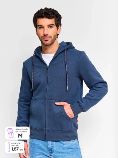 POLERÓN HOMBRE ROBERT LEWIS FULL ZIPPER - 1