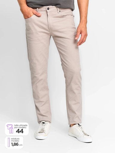PANTALÓN HOMBRE ROBERT LEWIS ALGODÓN BOLSILLOS - 1
