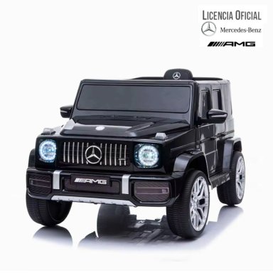 AUTO A BATERIA JEEP MERCEDES G63 NEGRO - 1