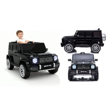 AUTO A BATERIA JEEP MERCEDES G63 NEGRO - 3