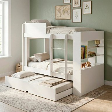 CAMAROTE RIPLEY HOME TRIPLE MARI OFF 1.5 PLAZAS BLANCO - 1