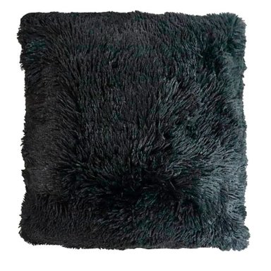 COJIN RIPLEY HOME PELUDO CLASSIC 45 X 45 CM NEGRO - 1