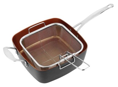 SARTEN MARMICOC MULTIUSO SPRING NEGRO 24 CM ALUMINIO 4 PIEZAS - 3