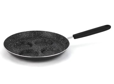 SARTEN MARMICOC SPRING HUEVERA 24 CM ALUMINIO NEGRO - 1