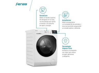 LAVADORA SECADORA FENSA PERFECT CARE 11WD 11KG 7KG BLANCO - 6