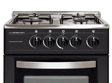 COCINA A GAS SINDELEN CH-5050NG 4 PLATOS NEGRO - 2