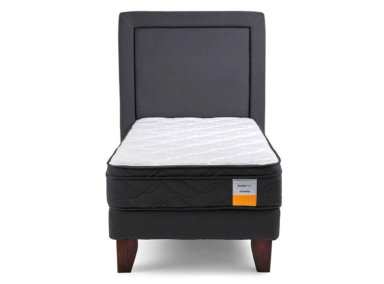 JUEGO DE DORMITORIO DRIMKIP CAMA EUROPEA 1 PLAZA + RESPALDO - 2