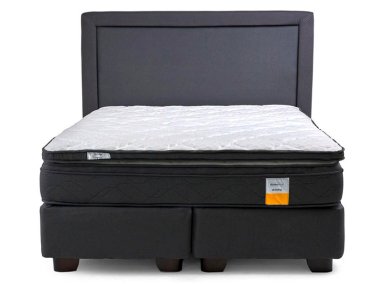JUEGO DE DORMITORIO DRIMKIP CAMA AMERICANA 2 PLAZAS + RESPALDO + TOPPER - 2