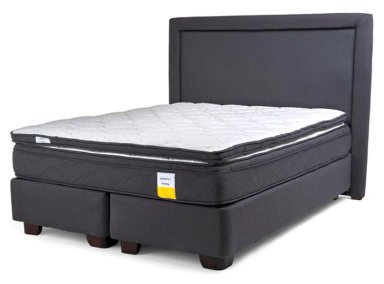 JUEGO DE DORMITORIO DRIMKIP CAMA AMERICANA SÚPER KING + RESPALDO + TOPPER - 1