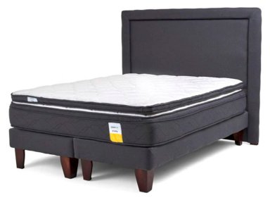 JUEGO DE DORMITORIO DRIMKIP CAMA EUROPEA SÚPER KING + RESPALDO + TOPPER - 1