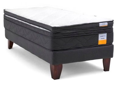 JUEGO DE DORMITORIO DRIMKIP CAMA EUROPEA PLUS 1.5 PLAZAS + TOPPER - 2