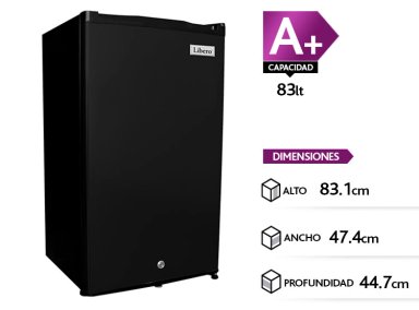 FRIGOBAR LIBERO LFB-101N 83L NEGRO - 1