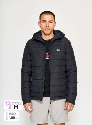 PARKA NYLON HOMBRE RESCUE DOWN OPACA - 1