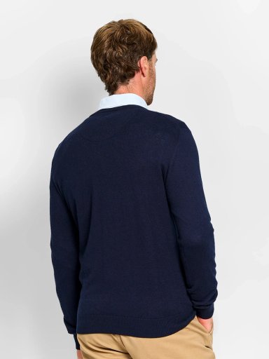 SWEATER HOMBRE CACHAREL ALGODÓN CUELLO EN V - 2