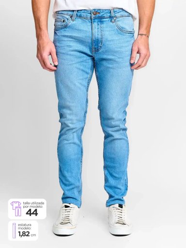 JEANS ALGODÓN SÚPER SKINNY HOMBRE INDEX JONES - 1