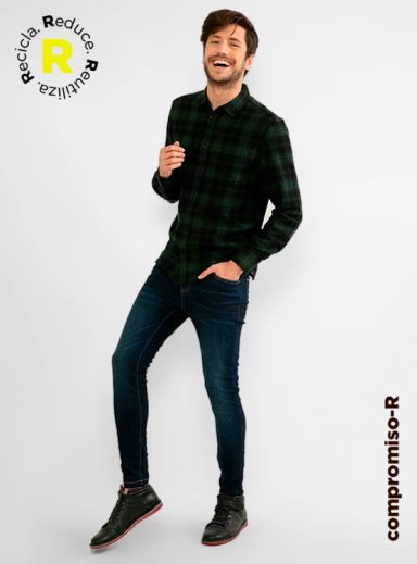 JEANS ALGODÓN SÚPER SKINNY HOMBRE INDEX JONES - 1