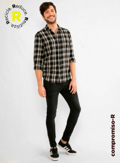 JEANS ALGODÓN SÚPER SKINNY HOMBRE INDEX JONES - 1