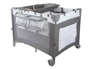 CUNA INFANTI PLAYARD ALWAYS TOGETHER ACERO GRIS - 1