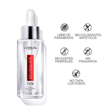 CONTORNO DE OJOS LOREAL SERUM RELLENADOR DERMO EXPERTISE REVITALIFT 30 ML 0.015 ÁCIDO HIALURÓNICO - 3