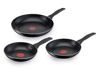 SET SARTENES TEFAL EASY COOK 20/24/26 ALUMINIO NEGRO 3 PIEZAS - 1