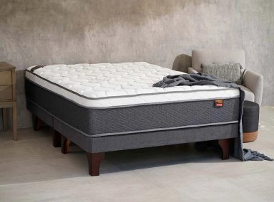 JUEGO DE DORMITORIO CELTA CAMA EUROPEA EVEREST BD 2 PLAZAS + SET VILLAREAL - 7