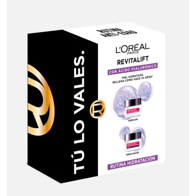 SET LOREAL REVITALIFT ÁCIDO HIALURÓNICO CREMA DÍA 50 ML + NOCHE 50 ML - 2