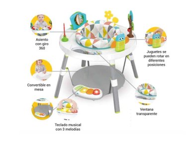 CENTRO ACTIVIDAD KIDSCOOL HOP 3 EN 1 ACERO - 2