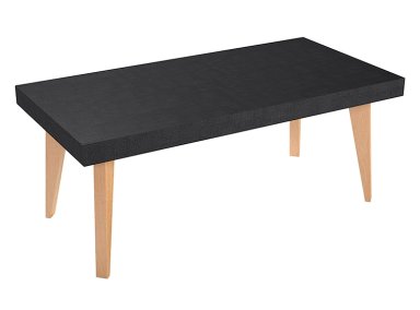 MESA DE CENTRO BE DESIGN RUS NORDIC 511 RECTANGULAR NEGRO - 1
