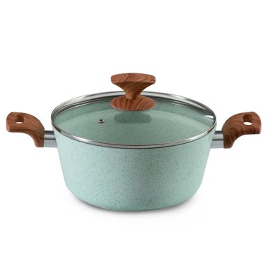 BATERIA DE COCINA ILKO GRANITO MENTA X7 - 2