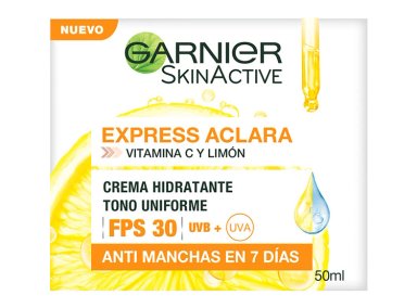 CREMA FACIAL GARNIER HIDRATANTE EXPRESS ACLARA SPF 30 50 ML - 3