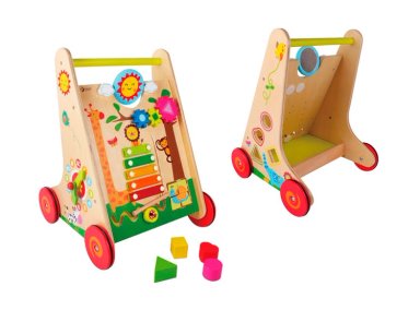 CAMINADORA BEBÉ KIDSCOOL HAPPY LEARNING CAFE CLARO - 2